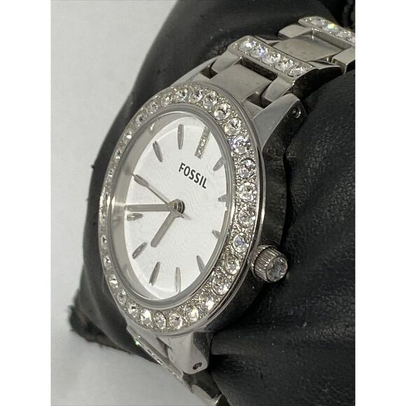 Fossil Jesse ES2362 Women Silver Stainless Steel Analog Dial Quartz Watch OP838 - Picture 4 of 12